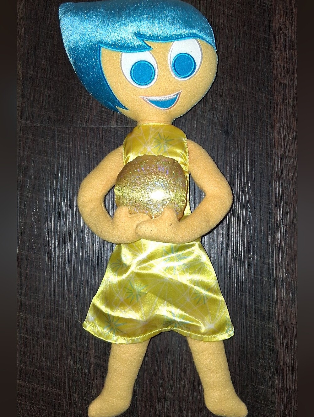 Disney Joy Plush - Blue Hair, Yellow Dress